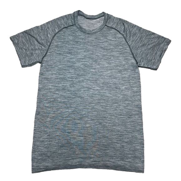 Lululemon T-Shirt Mens Small Green Time To Get Dirty Get Outside Get Sweaty Tee - Picture 3 of 9